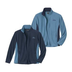 Atlas For Men Mens Fleece Jacket (Pack of 2) / Blue/Navy Blue